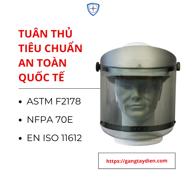 MŨ BẢO HỘ KÈM MẶT NẠ TRÙM ĐẦU SFE, bảo hộ eco3d, quần áo cách điện,