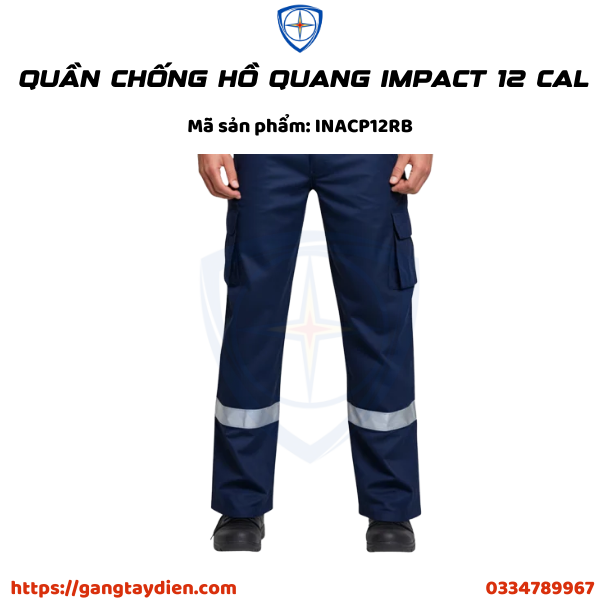 QUẦN CHỐNG HỒ QUANG IMPACT, bảo hộ eco3d, quần áo cách điện, salisbry,