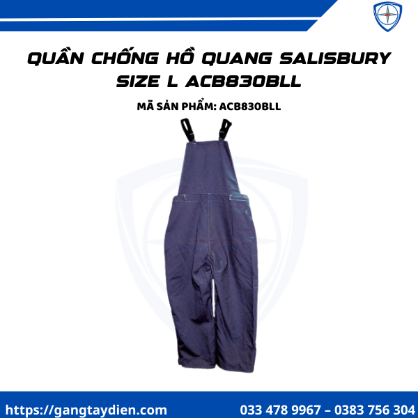 quần chống hồ quang salisbury,quần chống hồ quang giá tốt, ACB830BLL, quần salisbury,quần áo hồ quang điện salisbury