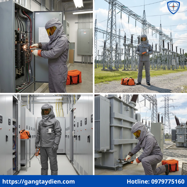 Bộ quần áo chống hồ quang điện Salisbury KIT-40, Bộ đồ hồ quang salisbury kit-40, quần áo hồ quang salisbury 40 cal, bộ quần áo chống hồ quang salisbury, quần áo cách điện SK40M,