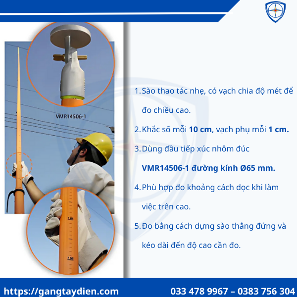 Sào thao tác cách điện Terex Ritz, Sào thao tác Terex Ritz, Sào thao tác, Sào thao tác cao áp,