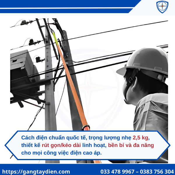 Sào thao tác cách điện Terex Ritz, Sào thao tác Terex Ritz, Sào thao tác, Sào thao tác cao áp