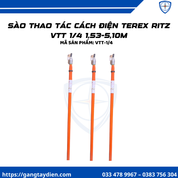 Sào thao tác cách điện Terex Ritz, Sào thao tác Terex Ritz, Sào thao tác, Sào thao tác cao áp,