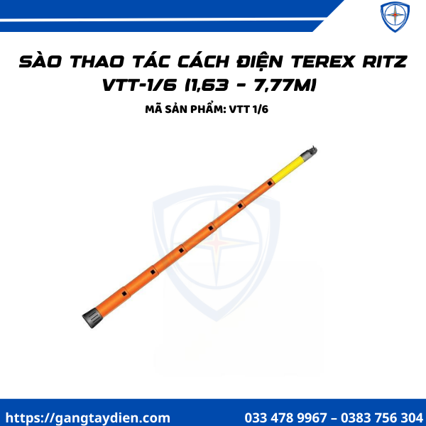 sào thao tác cách điện terex ritz, SÀO CÁCH ĐIỆN,sào thao tác terex ritz, sào thao tác,sào thao tác cao áp,