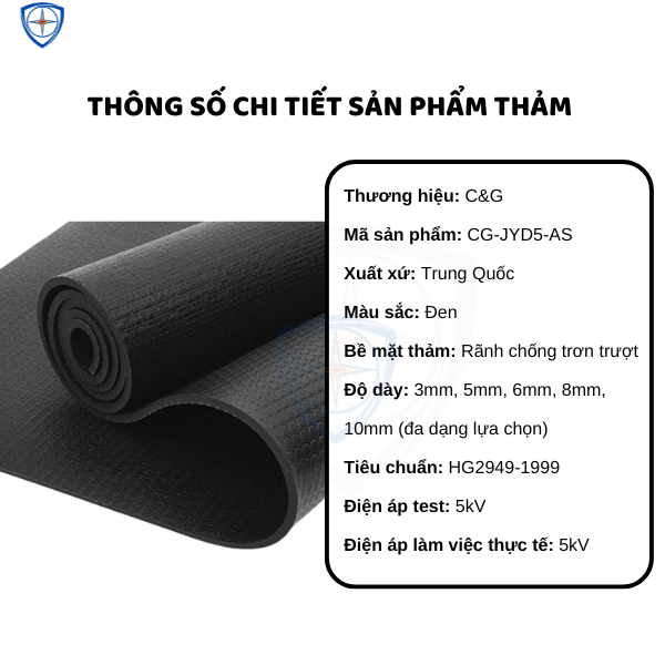 thảm cách điện, bảo họ eco3d, dụng cụ cách điện, thiết bị cách điện,