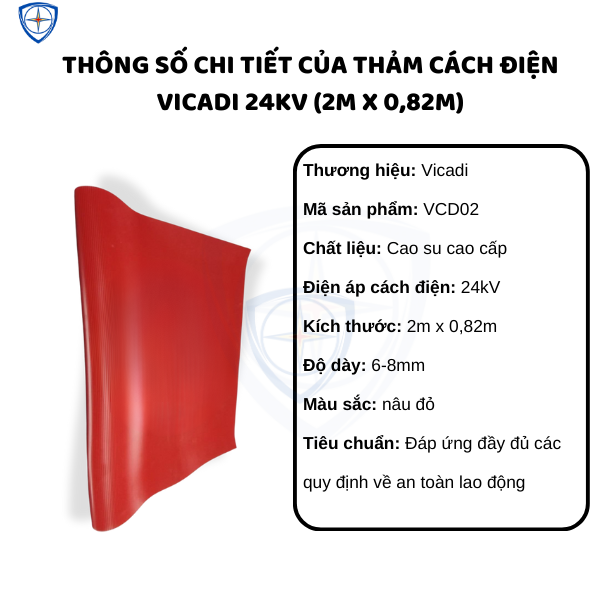 thảm cách điện vicadi, bảo hộ eco3d, dụng cụ cách điện, thiết bị cách điện,