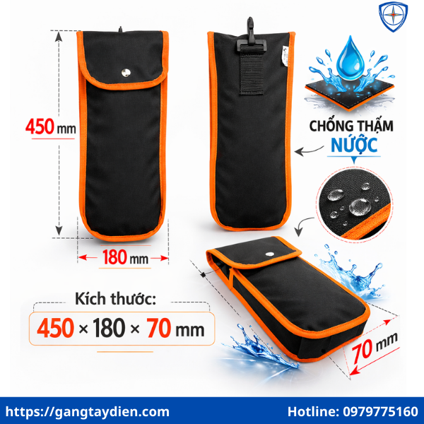 Túi vải bảo vệ cho găng tay,Túi vải bảo vệ cho găng tay cách điện Penta Regeltex,1000V, bao tay cách điện hạ thế 1000V, găng tay sfe, địa chỉ mua găng tay cách điện 1000v, găng tay 1000V penta regeltex,