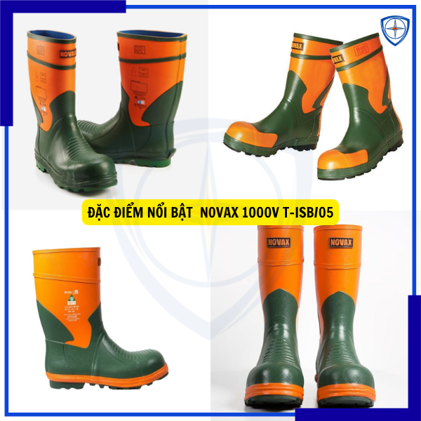 ủng cách điện, ủng cách điện Novax, ủng cách điện 1000v, bảo hộ điện,