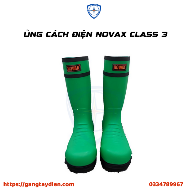 ủng cách điện, ủng cách điện novax, ủng cách điện novax class 3, ủng cách điện 22kv,
