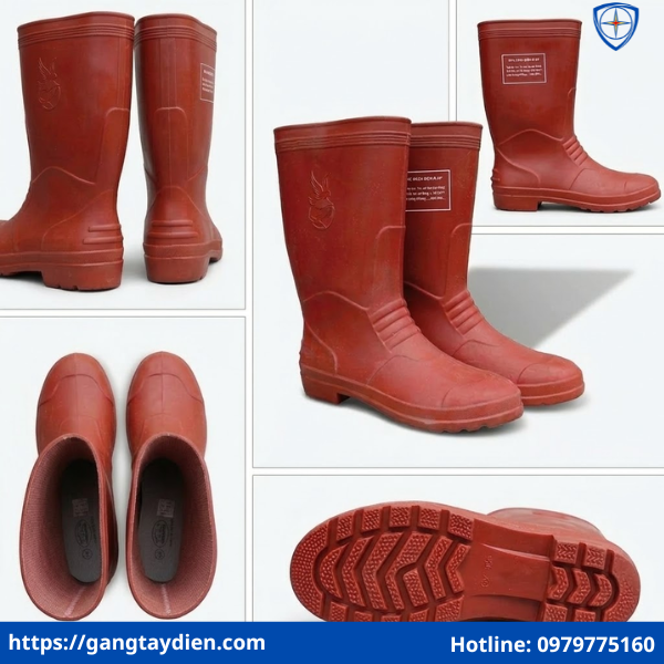 Ủng cao su cách điện Vicadi 10kV, ủng vicadi 10kv, ủng cách điện 10kv, ủng cách điện hạ áp 10kv,