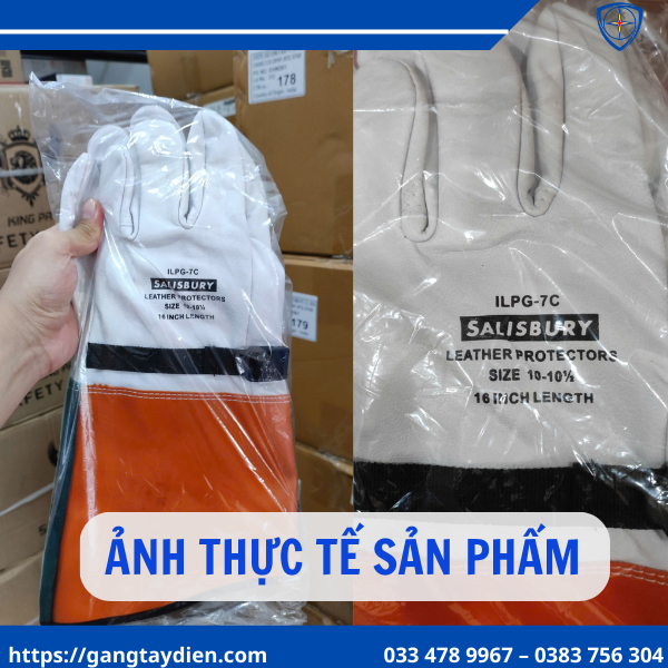 GĂNG TAY DA CHỊU NHIỆT ĐỘ CAO SALISBURY, bảo hộ ĐIỆN eco3d,găng tay cách điện, GĂNG TAY SALISBURY, GĂNG TAY CÁCH ĐIỆN DA BÒ, 