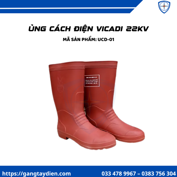 Ủng cách điện VICADI, bảo hộ eoc3d, dụng cụ cách điện, ỦNG CÁCH ĐIẸN 22KV, ỦNG CÁCH ĐIỆN TRUNG áp,